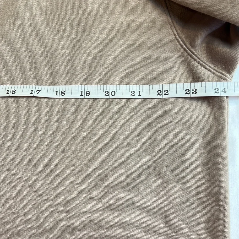 Bobby Brooks pull over fleece lined sweatshirt size 2 XL tan and white New - Picture 5 of 8